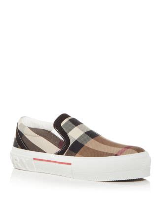 burberry slip on women|burberry curt check sneakers.